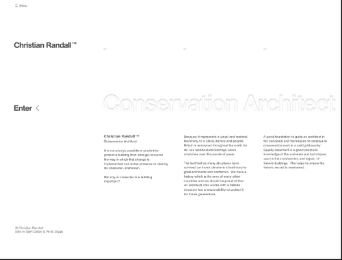 --Conservation Architect Christian Randall--