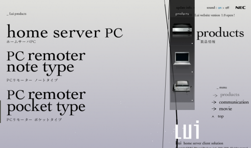 Lui - home server client solution-
